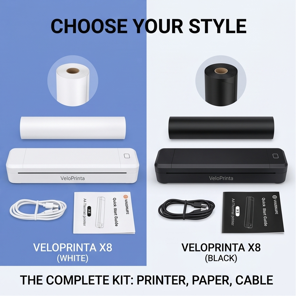 VeloPrinta™ Wireless Inkless A4 Printer
